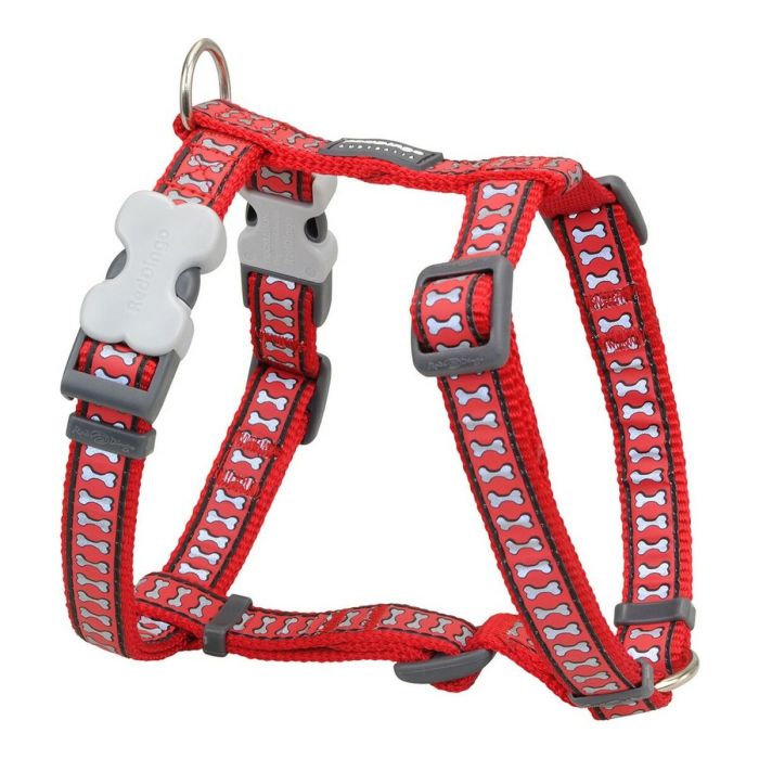 Arnés para Perro Red Dingo Hueso Reflectante 25-39 cm Rojo