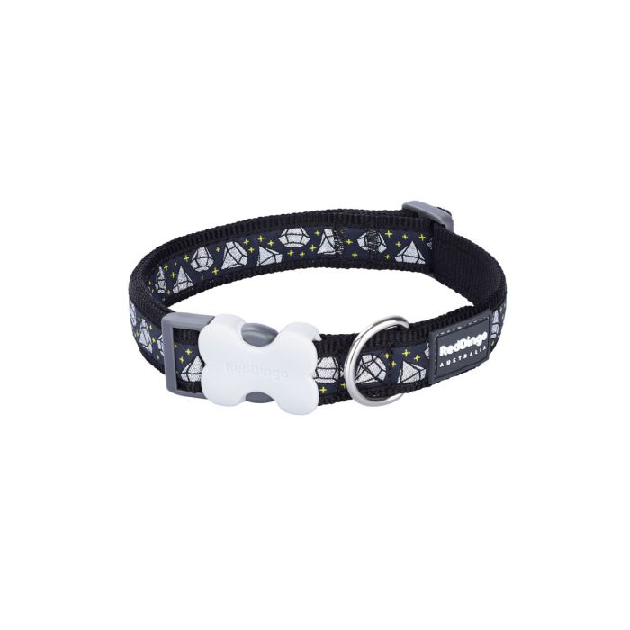 Collar para Perro Red Dingo Diamond 20-32 cm Negro 1
