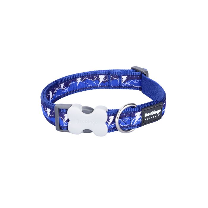 Collar para Perro Red Dingo STYLE LIGHTNING Azul marino 31-47 cm 1