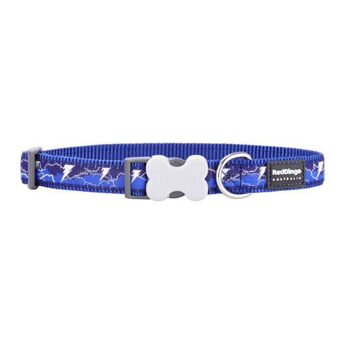 Collar para Perro Red Dingo STYLE LIGHTNING Azul marino 41-63 cm