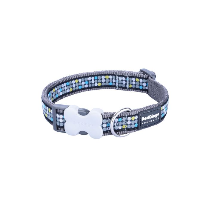 Collar para Perro Red Dingo Modern on Cool 20-32 cm Gris