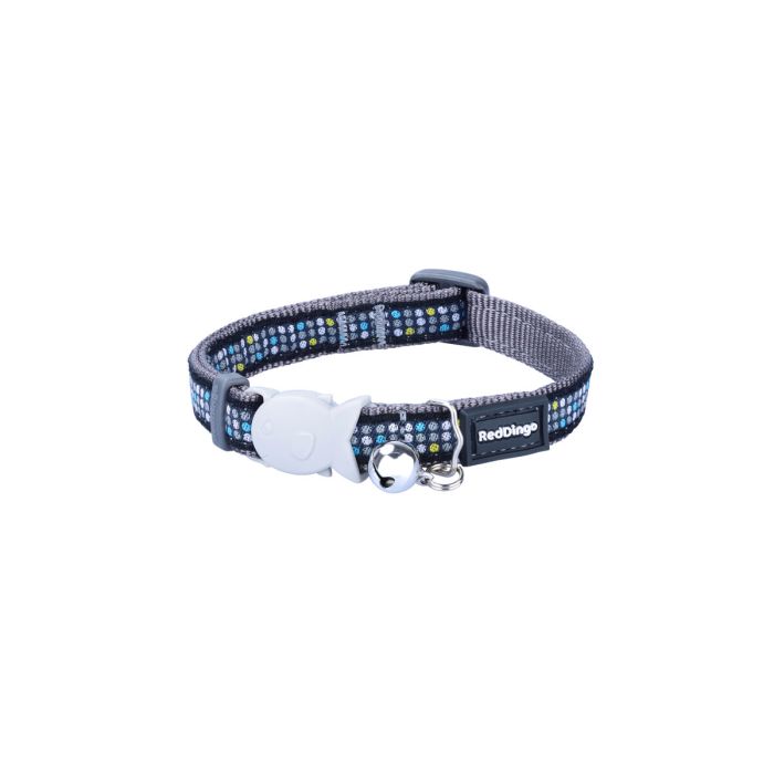 Collar para Perro Red Dingo STYLE MODERN ON COOL GREY 31-47 cm 1