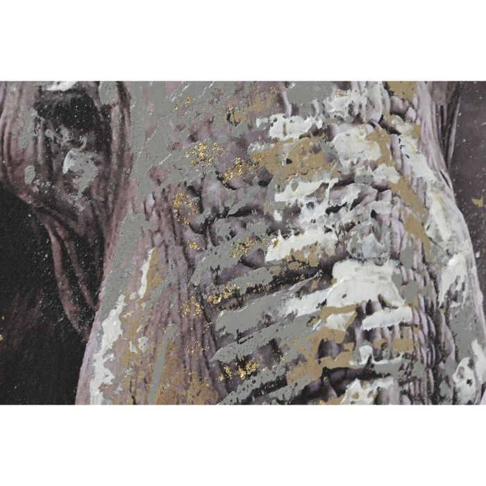 Lienzo Home ESPRIT Gris Elefante Colonial 90 x 3 x 120 cm (2 Unidades) 2