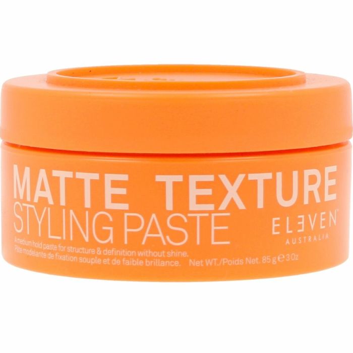 Eleven Australia MATTE TEXTURE Pasta de Peinado de Fijación Duradera y Textura, Acabado Mate, para Cabello Seco y Húmedo 85 gr