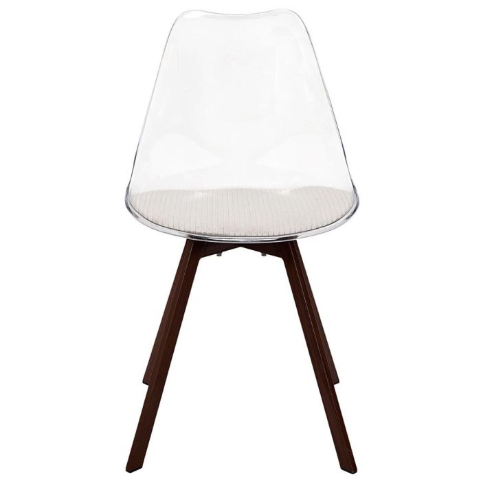 Silla Tra. Con Cojín Scott Beige Home Deco Factory 3