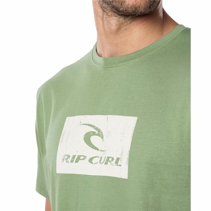Camiseta de Manga Corta Hombre Rip Curl Hallmark Verde 1