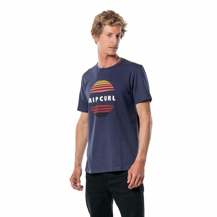 Camiseta de Manga Corta Hombre Rip Curl El Mama Azul oscuro 3