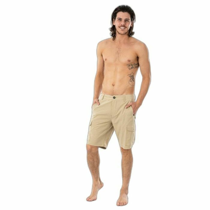 Pantalón Corto Deportivo Rip Curl Boardwalk Trail Beige 2