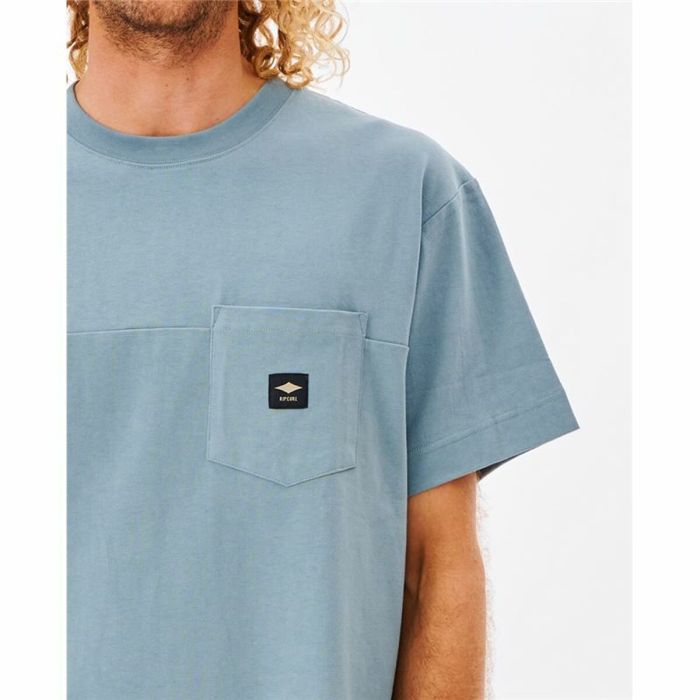 Camiseta de Manga Corta Hombre Rip Curl Pocket Quality Surf  Azul 1