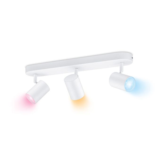 Regleta led 3 elementos wiz 3x5w rgb 1035 lm color blanco 1 Regleta led 3 elementos wiz 3x5w rgb 1035 lm color blanco 1
