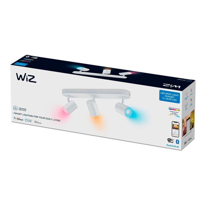 Regleta led 3 elementos wiz 3x5w rgb 1035 lm color blanco 3 Regleta led 3 elementos wiz 3x5w rgb 1035 lm color blanco 3