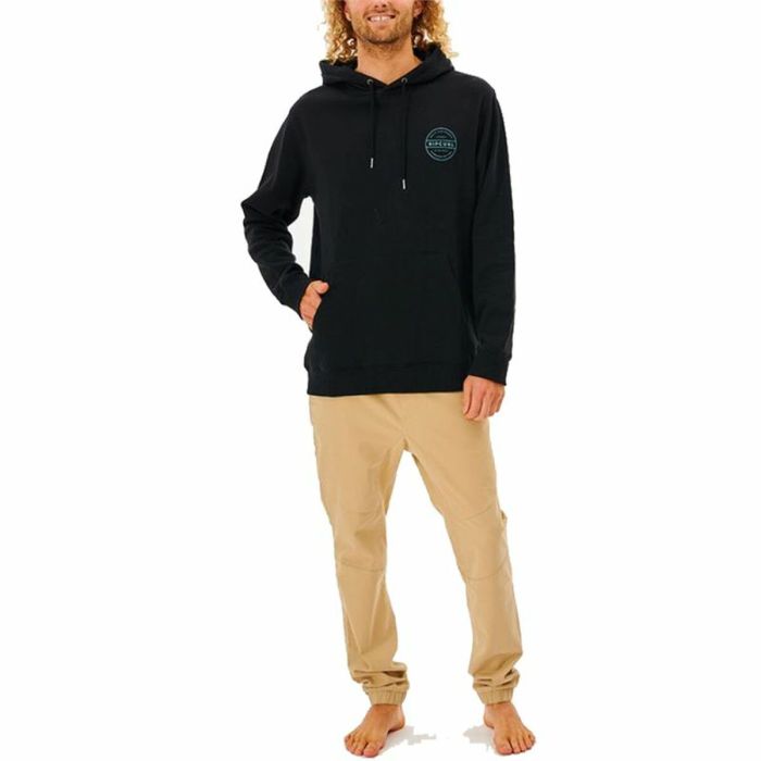 Sudadera con Capucha Hombre Rip Curl Re Entry Negro 1