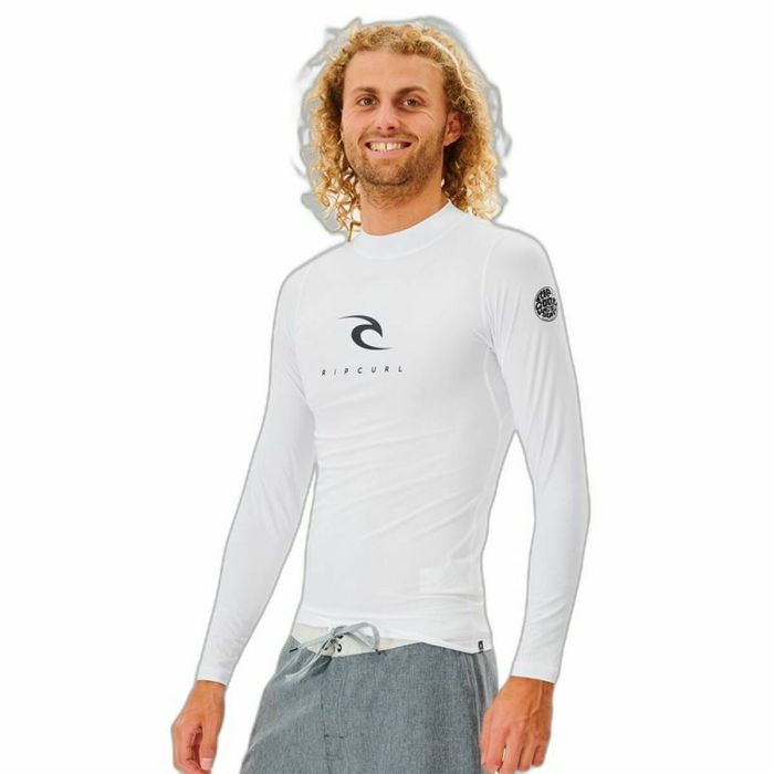 Camiseta de Baño Rip Curl  Corps Blanco Hombre 2