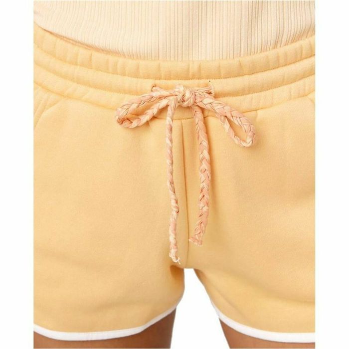 Pantalones Cortos Deportivos para Mujer Rip Curl Assy Amarillo Naranja Coral 2