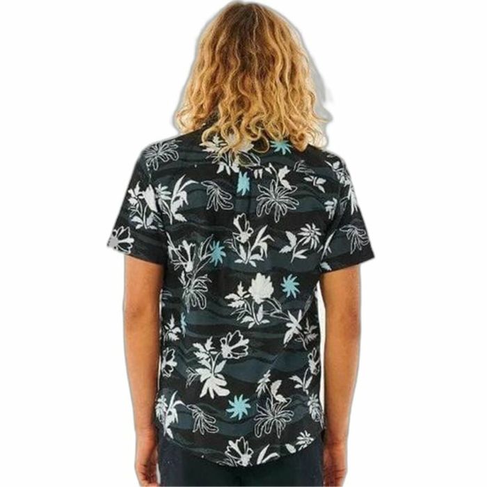 Camisa Rip Curl Swc Botanica S/S Hombre Manga corta Negro 2