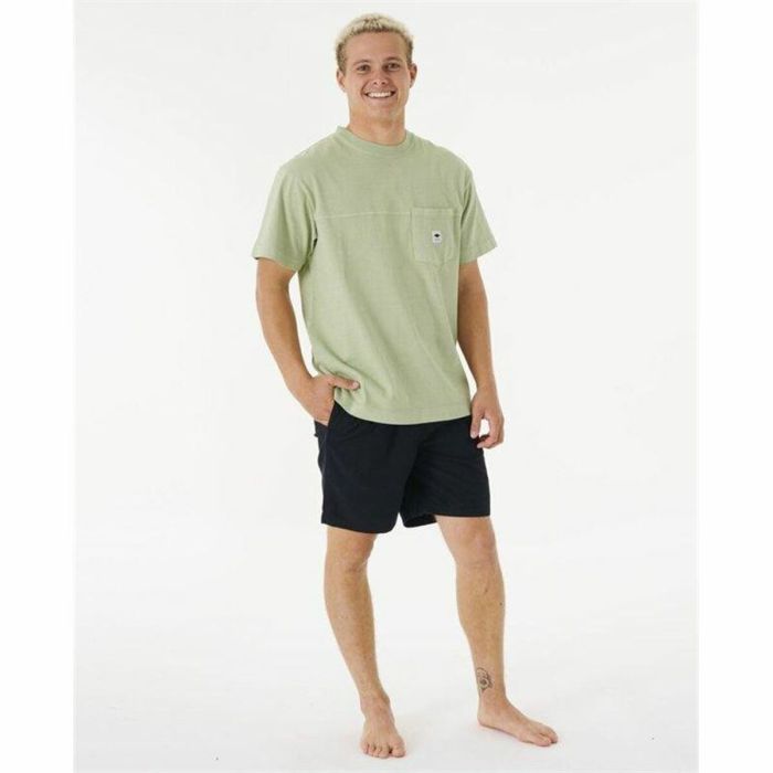Camiseta Rip Curl Quality Surf Products Verde Hombre 2