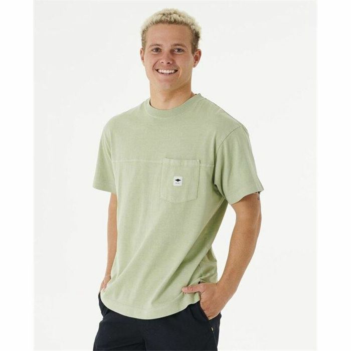 Camiseta Rip Curl Quality Surf Products Verde Hombre 1