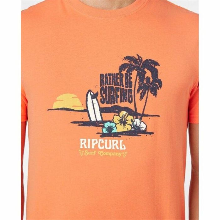 Camiseta Rip Curl Framed Naranja Hombre 1