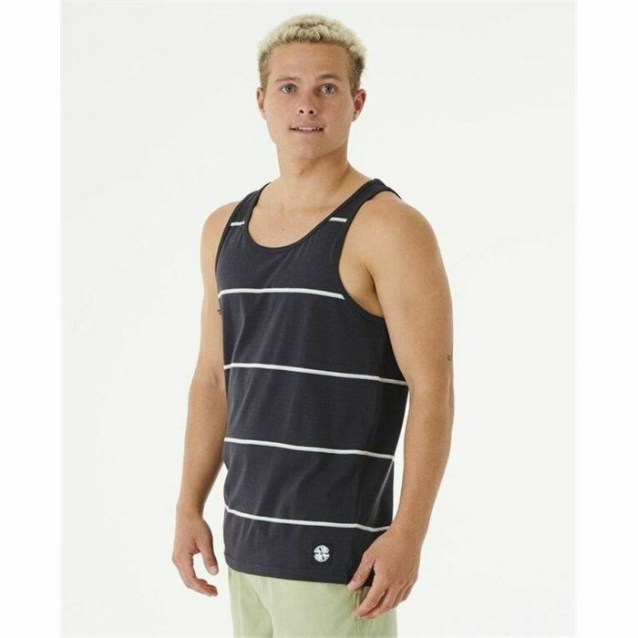 Camiseta para Hombre sin Mangas Rip Curl Swc Rails Tank Negro 1