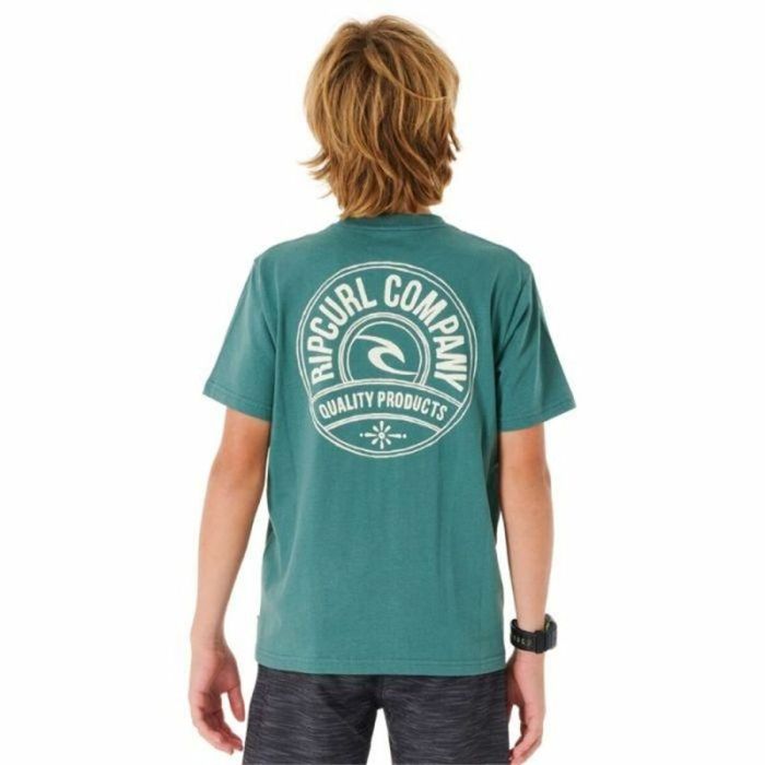 Camiseta de Manga Corta Niño Rip Curl Stapler Azul 3