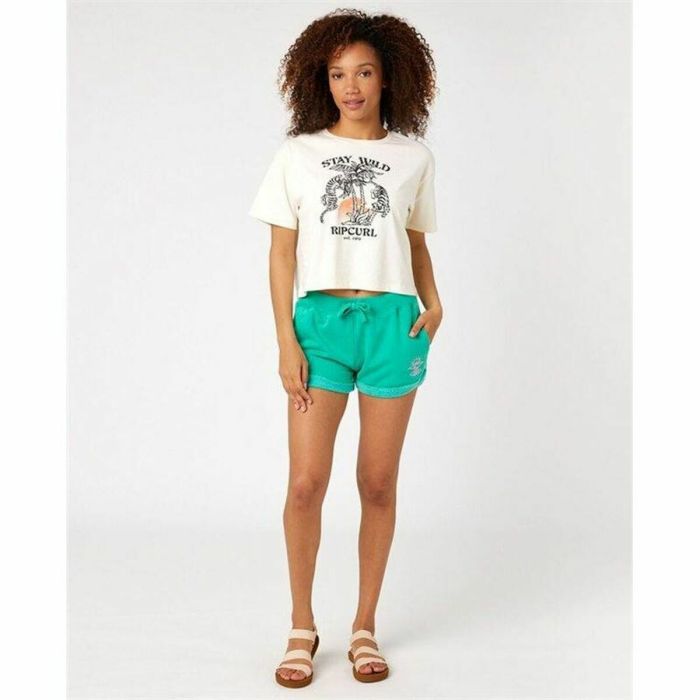 Camiseta de Manga Corta Rip Curl Stay Wild  Blanco 2