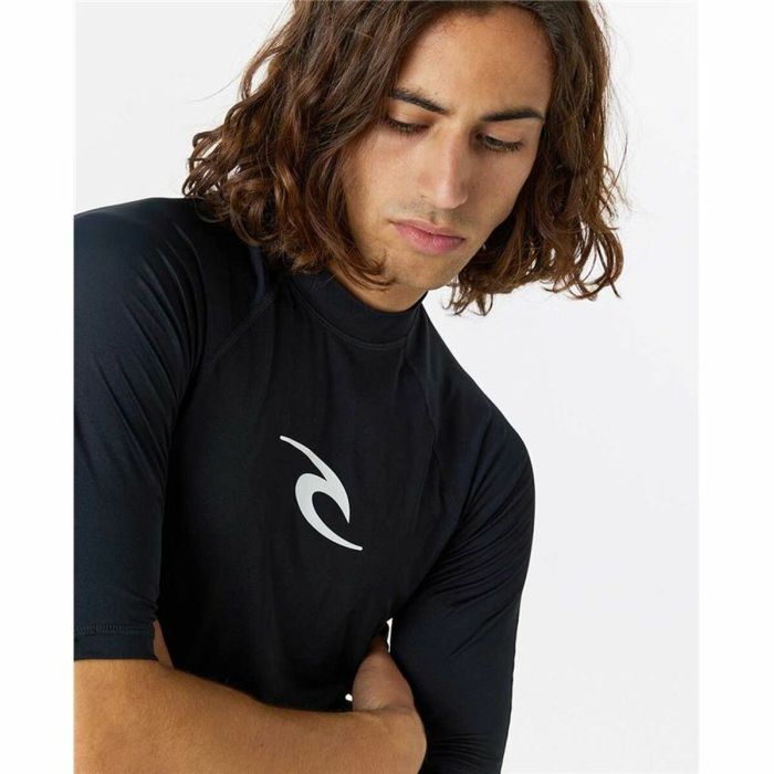 Camiseta de Manga Corta Hombre Rip Curl Waves pf Negro 3