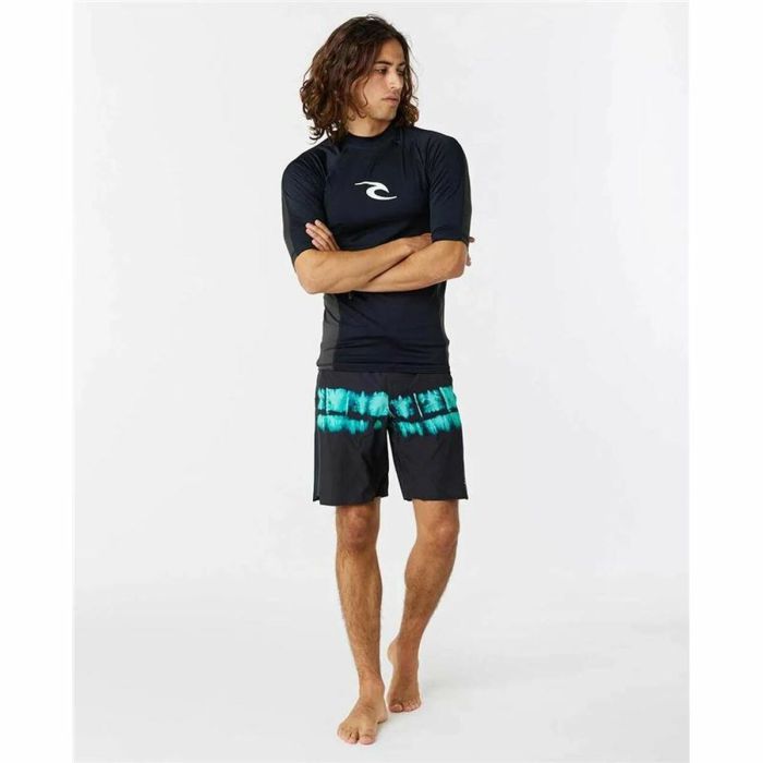 Camiseta de Manga Corta Hombre Rip Curl Waves pf Negro 1