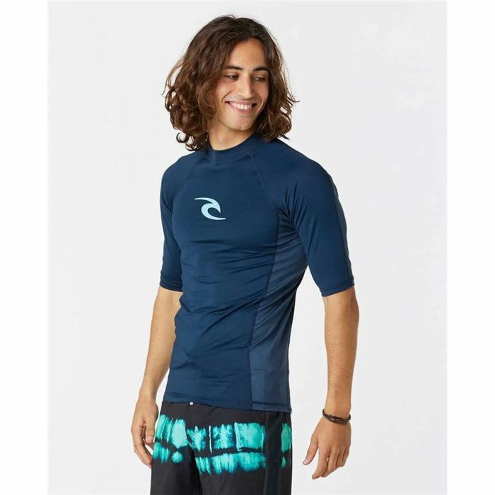 Camiseta de Manga Corta Hombre Rip Curl Waves Azul marino 3