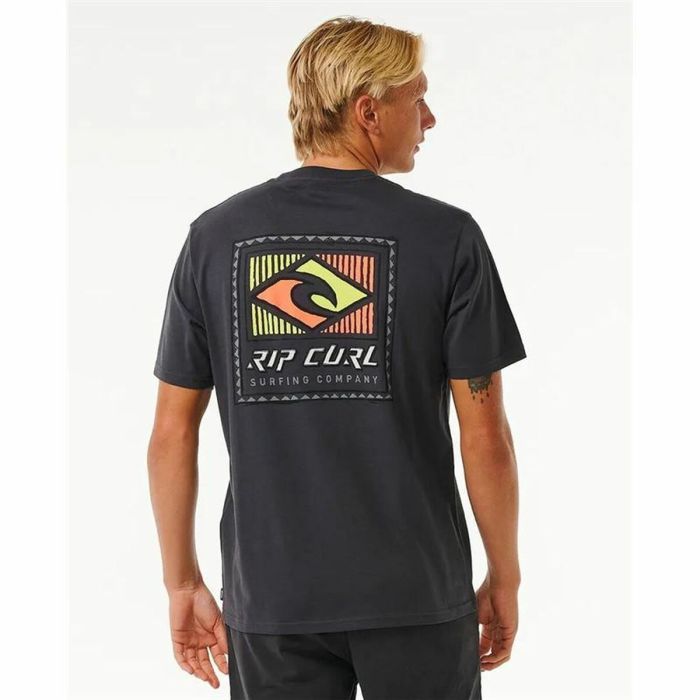 Camiseta de Manga Corta Hombre Rip Curl Traditions Negro 4