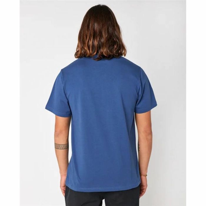 Camiseta de Manga Corta Hombre Rip Curl Paradise Land Azul 3