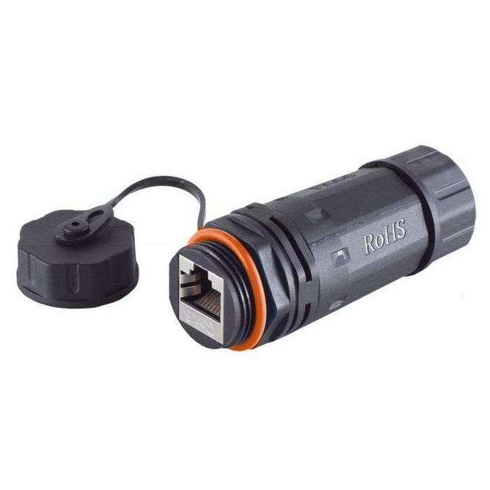 MicroConnect RJ45 coupler, CAT 6a, IP68, short, Outdoor MicroConnect RJ45 coupler, CAT 6a, IP68, short, Outdoor