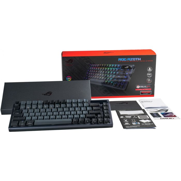 Asus ROG Azoth Teclado Gaming Inalámbrico y Alámbrico Mecánico QWERTY LED RGB Negro dt. 2 Asus ROG Azoth Teclado Gaming Inalámbrico y Alámbrico Mecánico QWERTY LED RGB Negro dt. 2