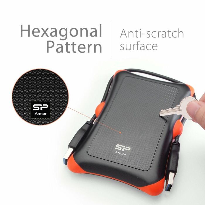 Funda Silicon Power Armor A30 Negro 2,5" 4