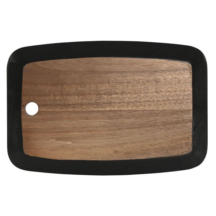 Tabla Cortar Moderno DKD Home Decor Negro Natural 20 x 1.8 x 30 cm 2