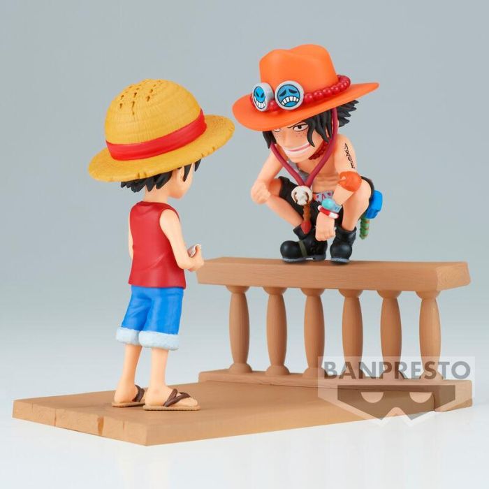 Banpresto BP89475P Figura One Piece World Collectable Log Stories - Monkey D. Luffy & Portgas D. Ace 3