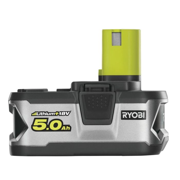 Ryobi 2 baterías de litio 18V 5.0 Ah + cargador ultra rápido 5.0 A 2