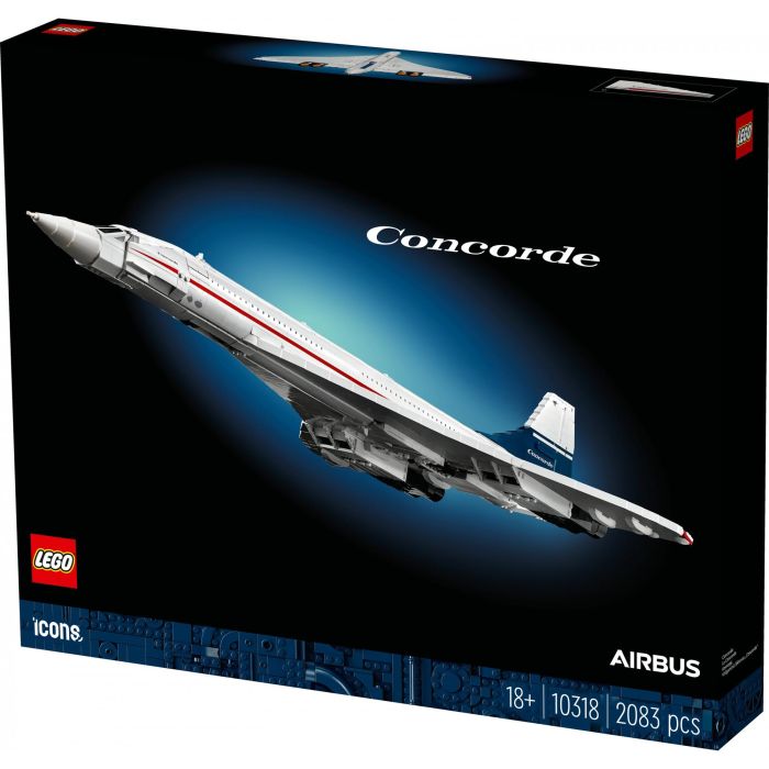 Lego AAAAN06836 Icons Concorde Kit de Construcción de Aviones para Adultos con Detalles Auténticos y 3 Modos 7