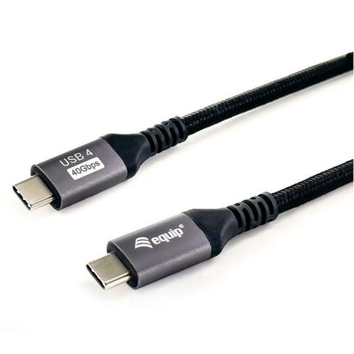 Cable USB-C a USB-C Equip 128383 2 m Negro Cable USB-C a USB-C Equip 128383 2 m Negro