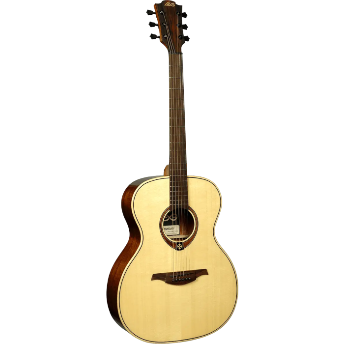 LAG Tramontane 88 Guitarra Acústica Auditorium Tapa Abeto Engelmann Macizo Barniz Brillante Natural 1