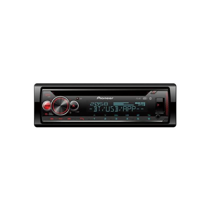 Pioneer DEH-S720DAB Autoestéreo 1 DIN con Bluetooth, USB, Radio DAB+ y Compatible con Android/iOS, 200W, Negro