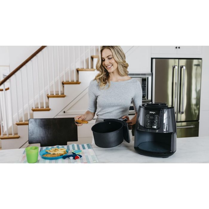 Ninja AF100EU Freidora de Aire 4 en 1, 3.8L, 1550W, Apto para Congelados, 4 Funciones: Freír, Asar, Recalentar, Deshidratar 7 Ninja AF100EU Freidora de Aire 4 en 1, 3.8L, 1550W, Apto para Congelados, 4 Funciones: Freír, Asar, Recalentar, Deshidratar 7