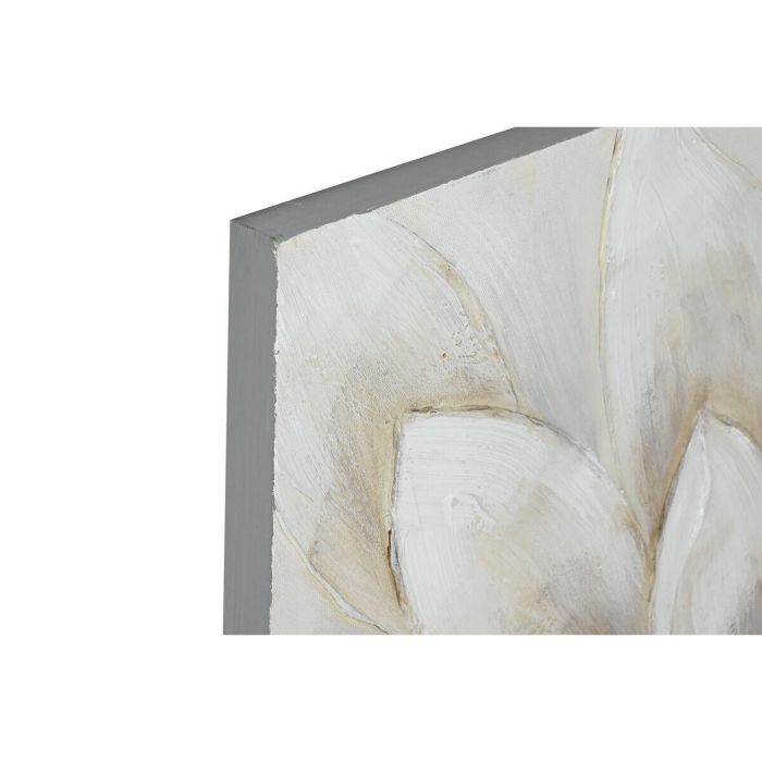 Cuadro Romantico DKD Home Decor Blanco 3 x 80 x 80 cm (2 Unidades) 3