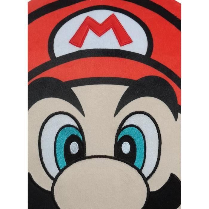 Cojín 3D - MARIO BROS - Cara de Mario - Microfibra - 40 cm 1 Cojín 3D - MARIO BROS - Cara de Mario - Microfibra - 40 cm 1