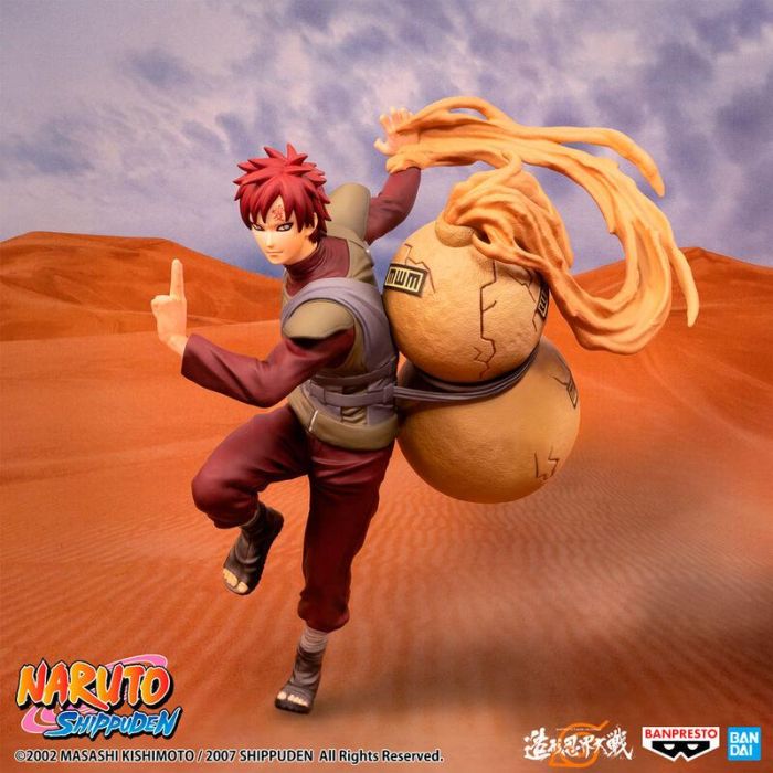 Banpresto Figura Naruto Shippuden Colosseum Gaara 12 cm PVC y ABS BP88613P 2 Banpresto Figura Naruto Shippuden Colosseum Gaara 12 cm PVC y ABS BP88613P 2