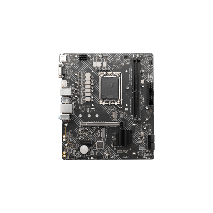 MSI 911-7D46-003 Placa base PRO H610M-G DDR4, Intel H610, Socket LGA 1700, 2 ranuras DDR4, Micro ATX 1