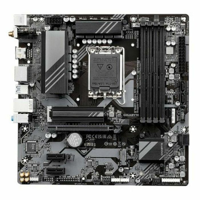 Gigabyte B760M DS3H AX Placa Base mATX LGA 1700 DDR5 Wi-Fi 6E 2.5GbE para Intel Core 14ª Gen 16 Gigabyte B760M DS3H AX Placa Base mATX LGA 1700 DDR5 Wi-Fi 6E 2.5GbE para Intel Core 14ª Gen 16