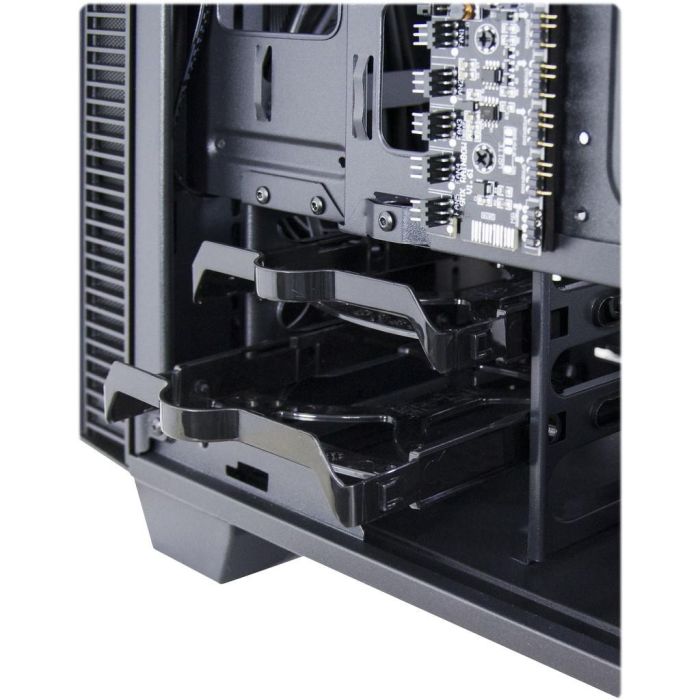 Inter-Tech Infinity X-608 Micro Torre PC ITX/micro ATX con Ventana Lateral de Vidrio Templado y Ventiladores RGB 16