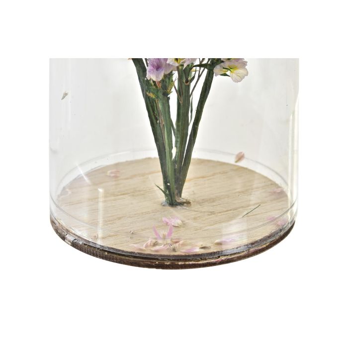 DKD Home Decor Decoración Shabby Amarillo Rosa 8 x 13 x 8 cm (6 Unidades) 2