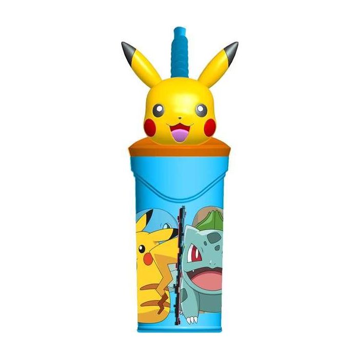 Vaso con figura 3D pokemon distorsion 360 ml. 3 Vaso con figura 3D pokemon distorsion 360 ml. 3