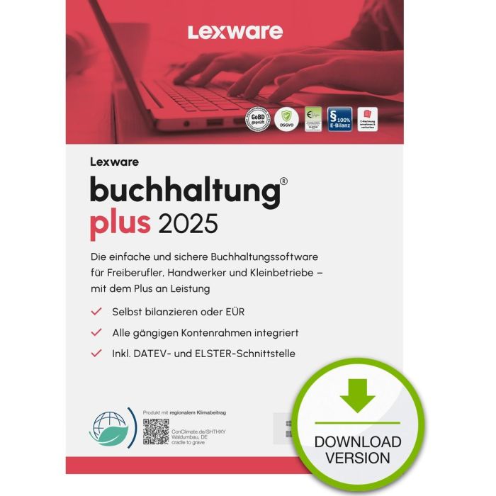 Lexware Buchhaltung Plus 2025 - 1 Dispositivo - Descarga ESD